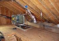 Attic Ductwork In Residential Air Conditioning Installation
